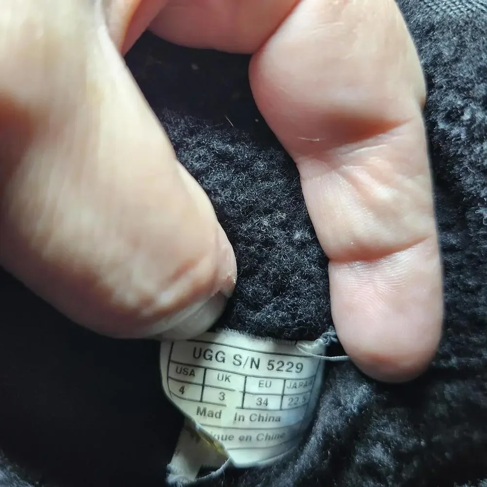 UGG Classic Tall Women’s Black 4 Winter Boot Cozy Shearling